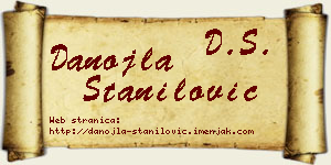 Danojla Stanilović vizit kartica